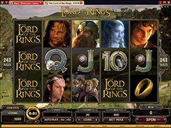 Lord of the Rings: Fellowship of the Ring slots