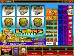Lions Share slots