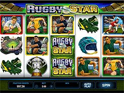 Rugby star slots